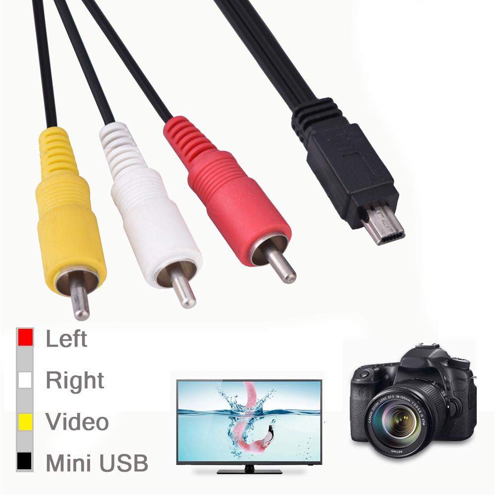 Buy Video Audio Av Cable Mini Usb To 3 Rca For Canon Camera Ixus 990 Is 980 Is 970 Is 870 Is 0 At Affordable Prices Free Shipping Real Reviews With Photos Joom