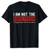 I Am Not The Bigger Person Leave Me Alone T-shirts Men Introvert 100% Cotton Loose Oversized Crewneck Collar Hip Hop T Shirt