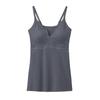 KIREILABO Maternity Cami Charcoal Size M Bra, Skin-Cuddling, Women's KB7158, Gray,