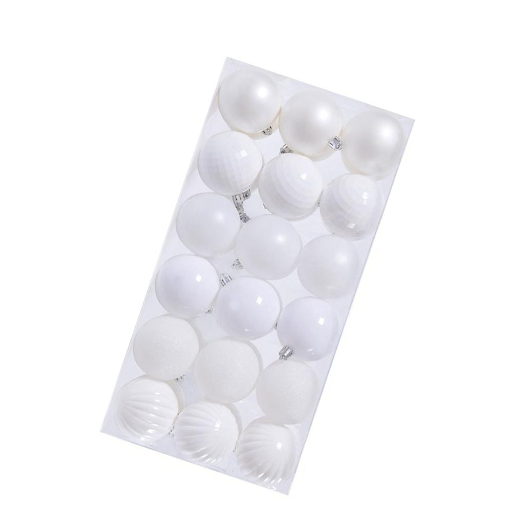 36Pieces Elegant Christmas Ball Set Hanging Baubles Perfect For Tree Decoration In Homes Offices And Stores