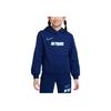 Nike Moletom Com Logo de Letra Manga Longa Moletoms Infantis Azul HJ3837-492