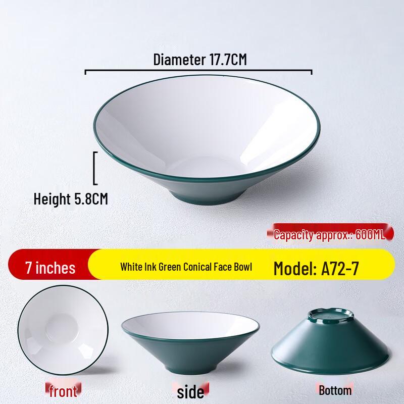 Nordic Melamine Noodle Bowl
