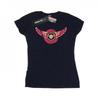 Marvel Womens/Ladies Captain Marvel Wings Patch Cotton T-Shirt