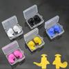 1Pair Durable Earplugs Classic Portable Texture Waterproof Soft Earplugs