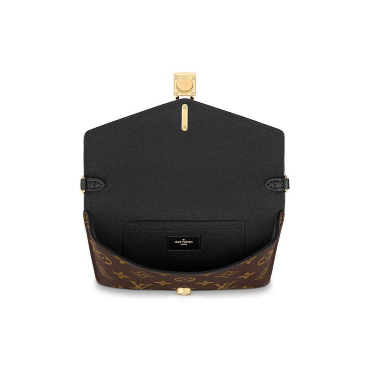 Louis Vuitton Vorhängeschloss An Riemen Leinwand Mit Leder Abschließbare Tasche, Umhängetasche, Handtasche Regulär Damen M80559