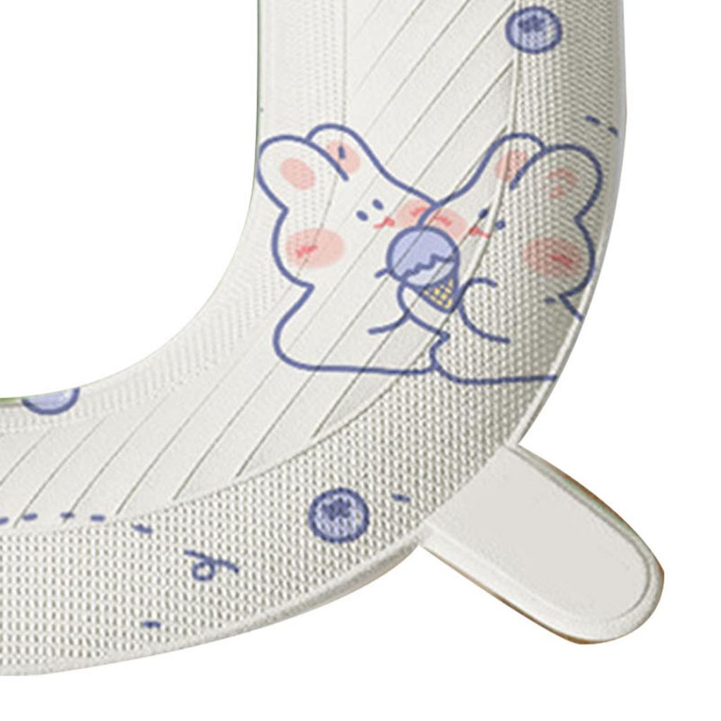 Toilet Seat Cover Cartoon Print Design O Shaped EVA Padded Toilet Seat Cushion Cover Pads Bathroom