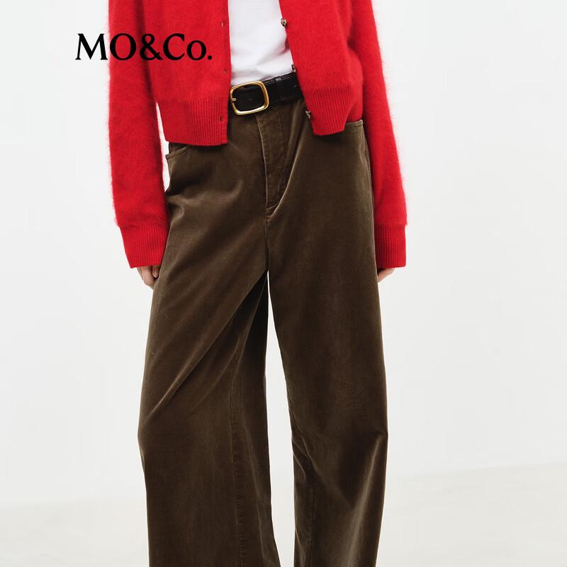 MO&Co. British Style Loose Fit Trousers