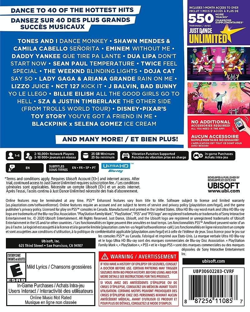 Just Dance 2021 North PS5 (Import America) -