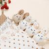 Breathable Baby Comfort Blanket Cotton Baby Lovey Year Round Security Blanket  Travel Soothing