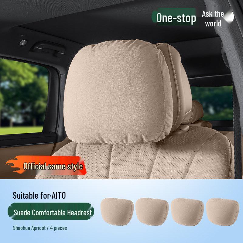 Compatible with AITO M5-M9: Headrest Neck Pillow & Lumbar Support Car Accessories