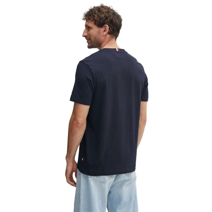 T-shirt Tommy Hilfiger Homme Bleu Graphic Regular Fit