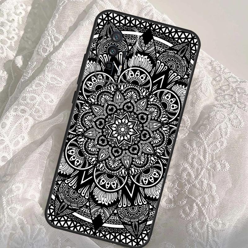 

Flower Mandala Case For Xiaomi 14T Pro 13T 12T 11T 13 14 Ultra POCO X6 F6 Pro M6 X3 X5 M5s F3 F5 Cover Xiaomi 14T Pro