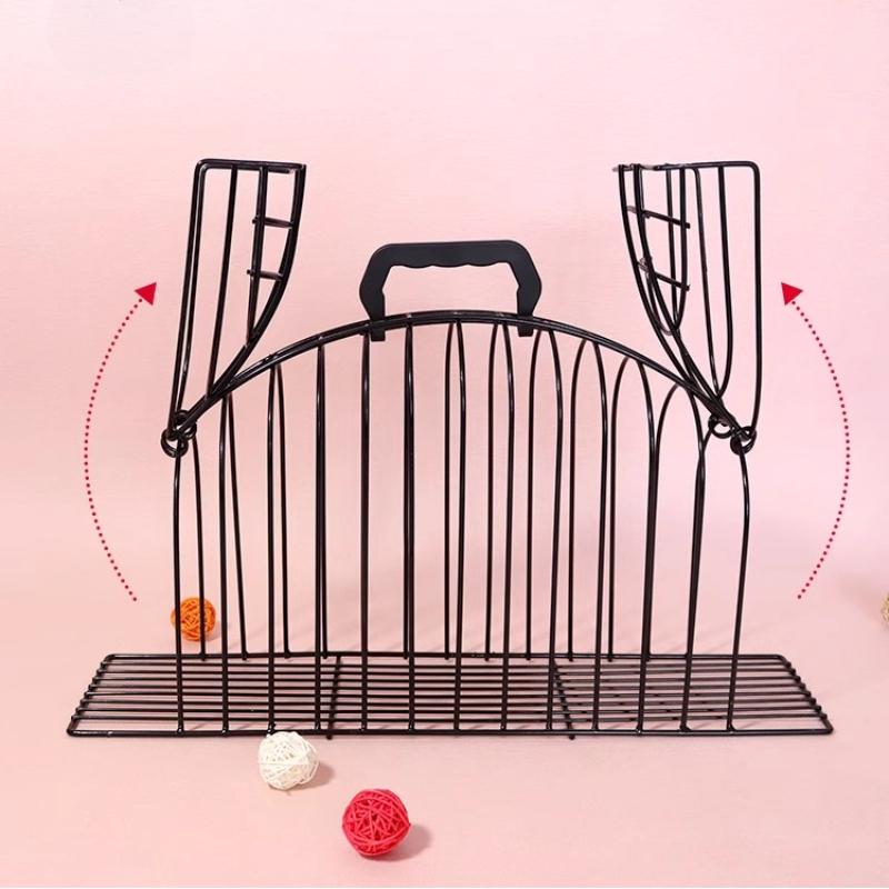 Upgraded Cat Washing and Drying Cage Escape-Proof Bathing Enclosure Anti-Scratch Pet Grooming Carrier Portable Cleaning Cat Cage