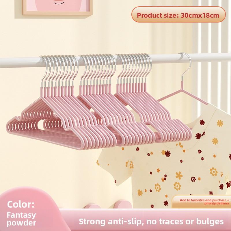 

Надміцні Нековзні Багатоцільові Побутові та Студентські Гуртожитські Вішалки для Одягу з Покриттям, що Не залишає Слідів 1PC рожевий