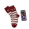 5 Pairs of New Year's Bright Red Socks for Women Autumn and Winter, Pure Cotton Mid-calf Socks, Cartoon and Cute Girl Pile Socks