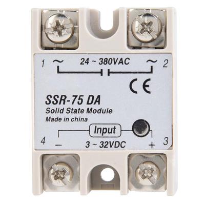 DC AC Solid State Relay SSR75DA 75A 332VDCto 24380VAC SSR