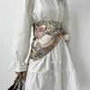 Style Bohème Mode Broderie Corset Large Ceinture Femmes Décontracté Décoratif Ceinture de Corsage à Lacets Foulard Triangulaire