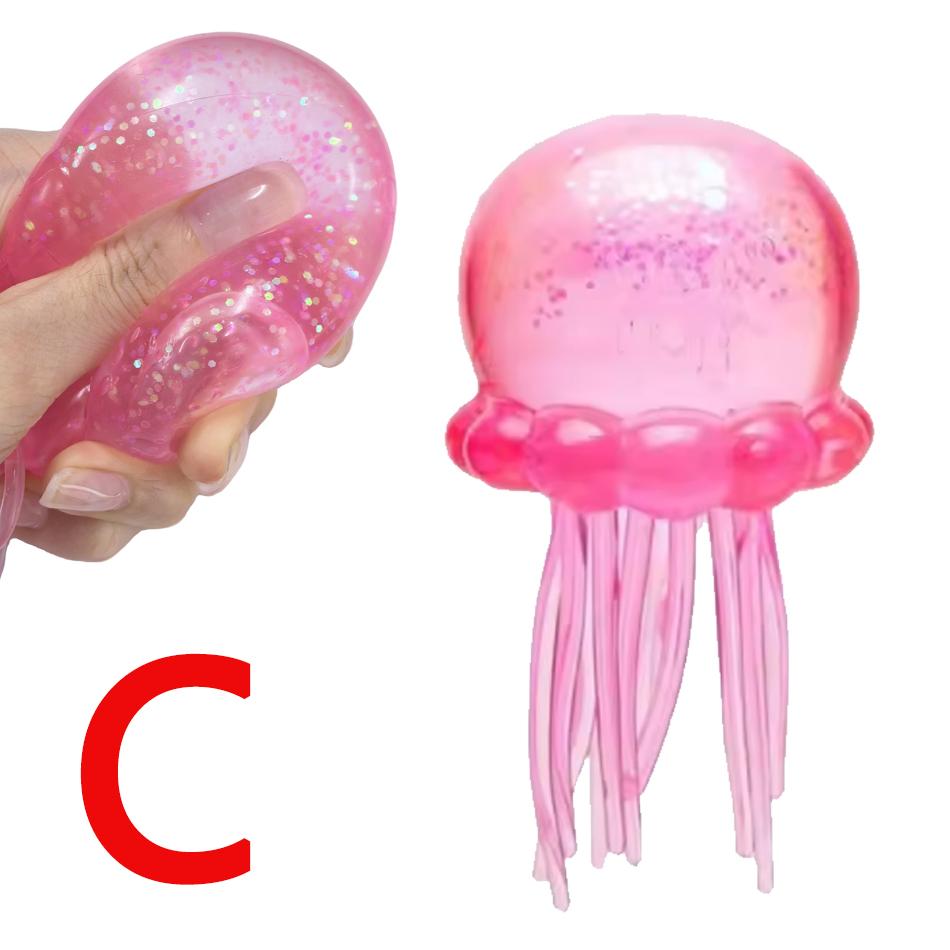 Medusa Kawaii Maltosio Squishy Giocattolo Colori Morbidi Carina Modello Medusa Sollievo dallo Stress per Bambini Adulti Ansia Giocattolo Sensoriale Regalo