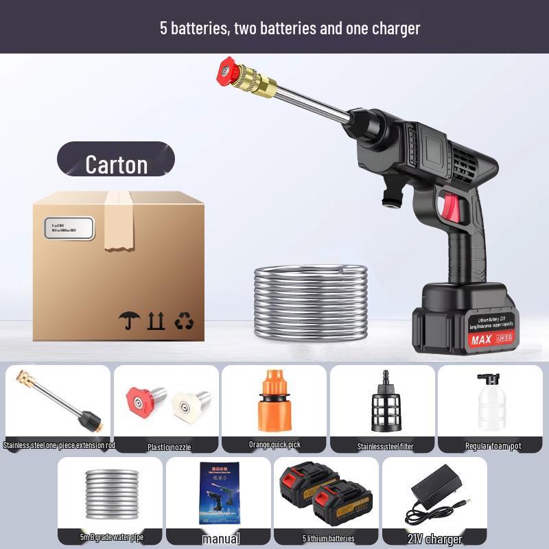 Pistol de apă electric fără fir de înaltă presiune pentru spălarea mașinii