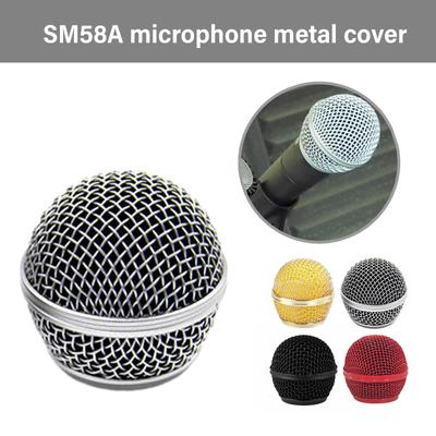 Microphone Replacement Grille for Shure SM58 SM58-LC SM58S BETA 58A Microphone Head Cover Ball Head Mesh Grille