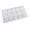 Stampo in Silicone a 15 Cavità Forma di Limone Frutta Teglia da Forno Strumento per Dolci Mousse Torta Caramelle Cioccolato Pasticceria Gelato Budino