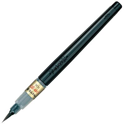PENTEL Brush Medium Black Pen, Nib, XFL2L,