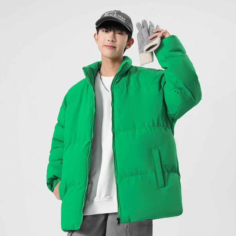 Stand-up Collar Cotton-padded Clothes for Men and Women's Winter New Thickened Down Cotton-padded Jackets for Couples