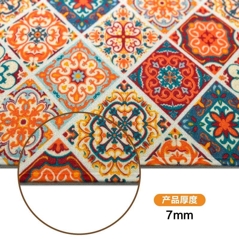 Haushalt Fußmatte im Retro American Style Schmutzabweisend Eingang Badezimmer Rutschfest Türvorleger