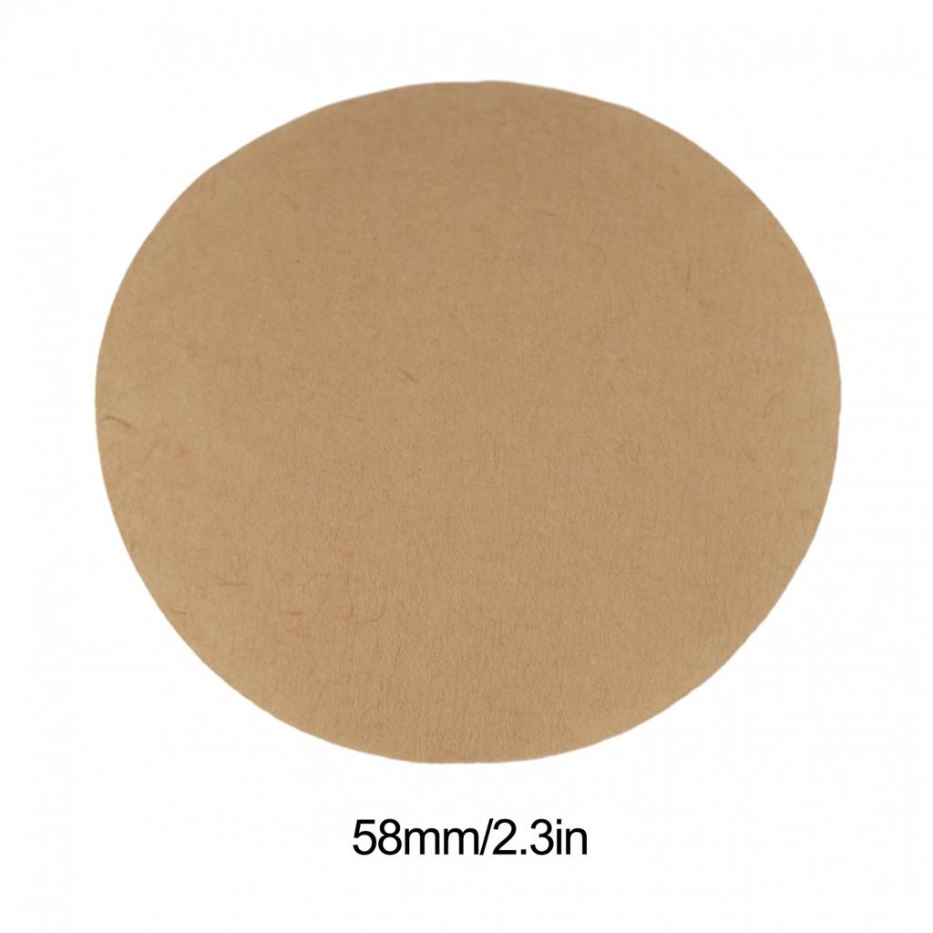 100 Pcs Coffee Filter Paper For Espresso Coffee Maker Raw Wood Pulp