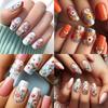 Spring Flower Nail Stickers Colorful Petals Beauty Summer Flowers Leaves Plants 5D Embossed Nail Decals Self-Adhesive Sunflower Daisy Nail Art