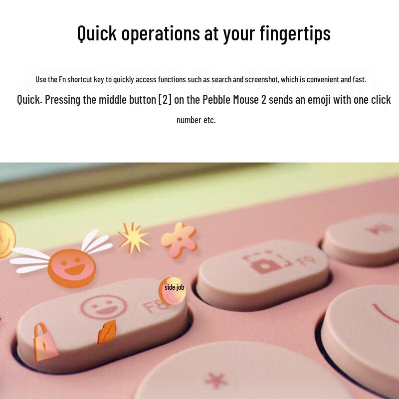 Logitech Pebble 2 Combo K380 Wireless Keyboard & Mouse Set