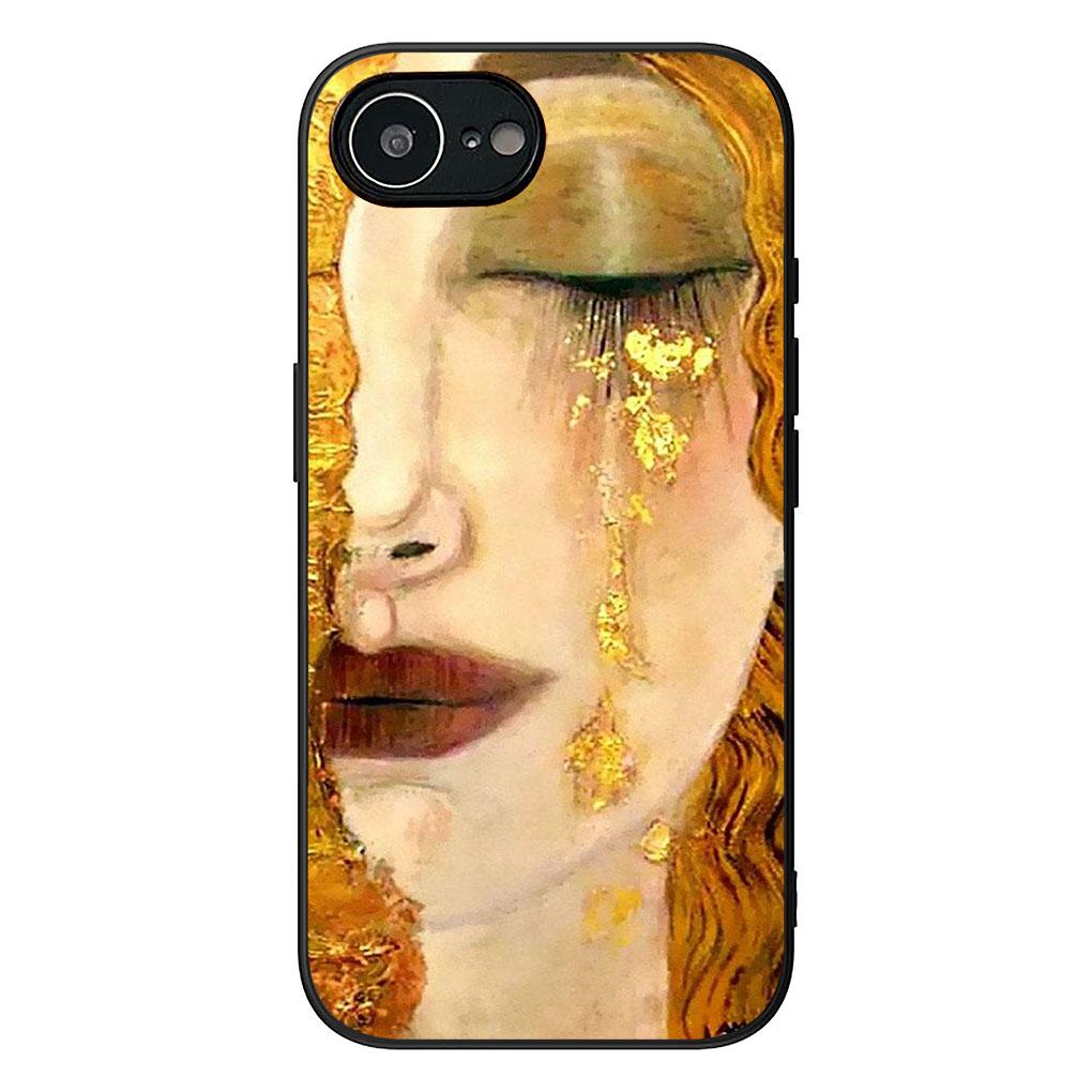 Soft Phone Cover for Apple iPhone 17 16 14 15 Pro Max Plus 15+ 16E XR ProMax Air Case Art Gustav Klimt Casing