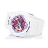 Casio Baby-G Series Trendy Fashion Color Block Waterproof Dual Display Quartz Movement Resin Strap Watch Women watches Red BA-112-7A
