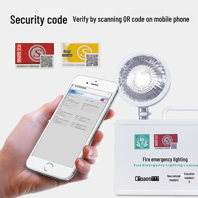 LED Emergency Exit Sign with Charging Indicator