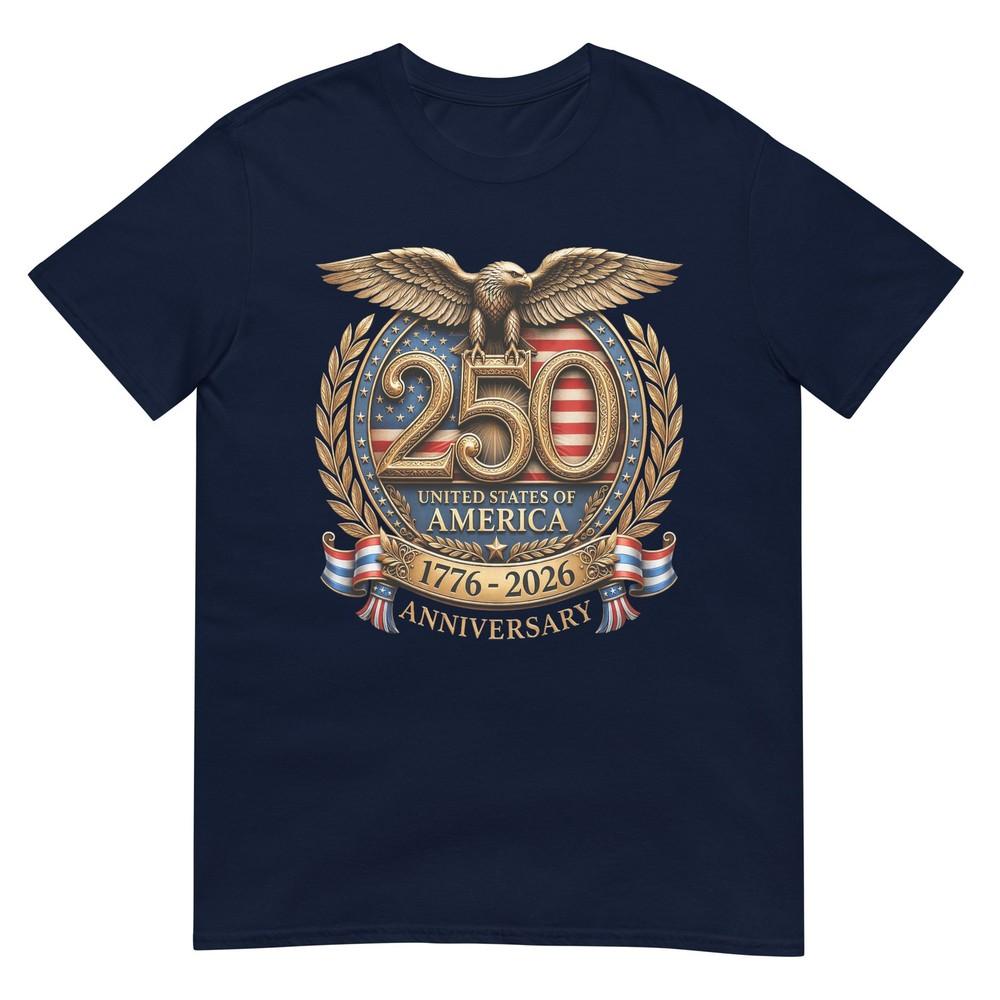 250 Years America Anniversary 1776 Bald Eagle 250th Birthday Tshirt S