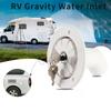 White/Black 78mm Water Inlet Filler RV Water Inlet Filler Tough Fill Hatch  Camper
