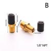 Pratique 1/4 NPT 1/8 NPT M10 Réservoirs de Compresseur d'Air Valve de Remplissage Laiton Anti-Corrosion Noyau de Valve de Pneu Automobile Valve Schrader