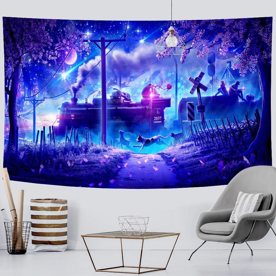 Модный домашний гобелен для украшения гостиной — фото 8