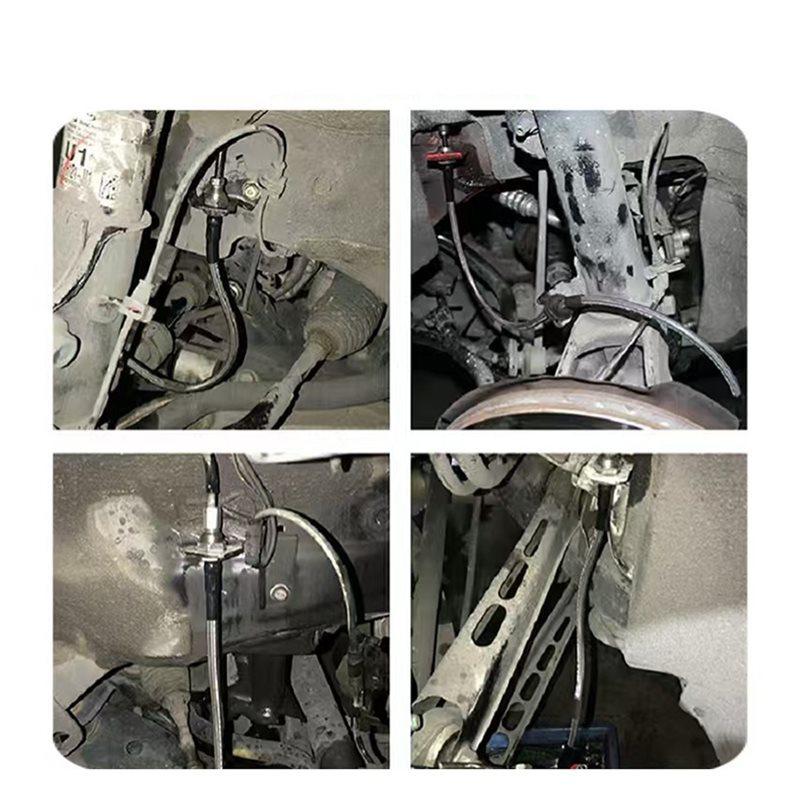 Oil Hose Accessories For Jeep Wrangler JK JL 2007-2025 Brake Hose Kit Braided Stainless Steel Pipe Line