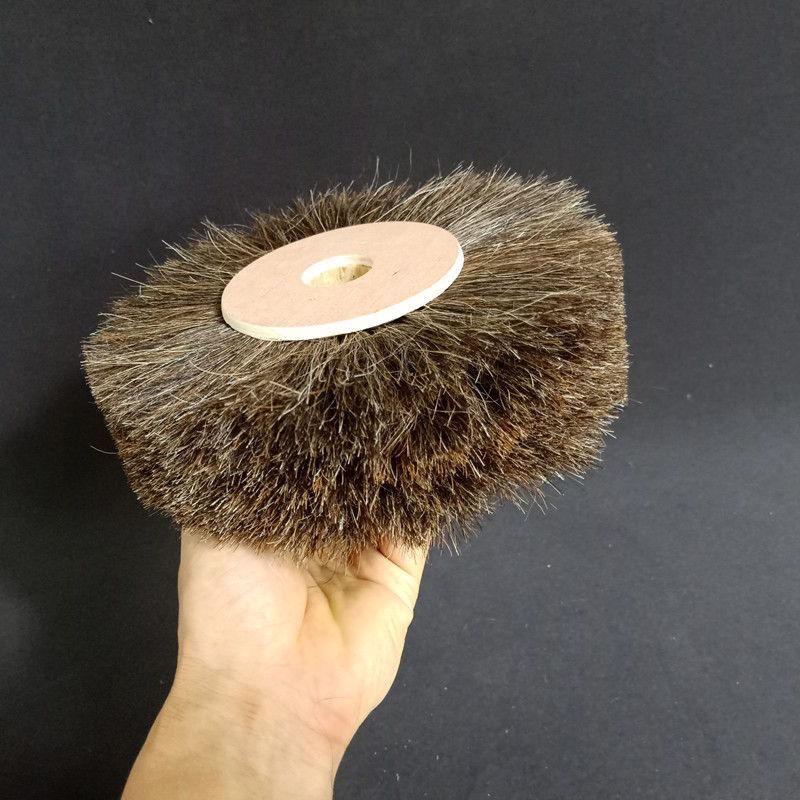 Horsehair Sisal Bristle Antique Furniture Polishing Brush 175MM Horsehair Wheel