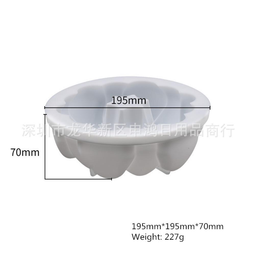 Rock Flower Mousse ciasto silikonowe formy okrągła forma deserowa DIY