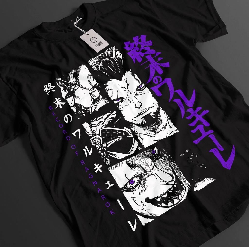 Record Of Ragnarok Koszula Jack Rozpruwacz T-shirt Buda T-shirt Adam Top Anime T-shirt