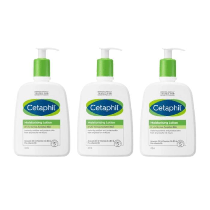 Cetaphil Body Lotion Moisturizing NEW Large Capacity Lotion 473ml x 3 (30322432)
