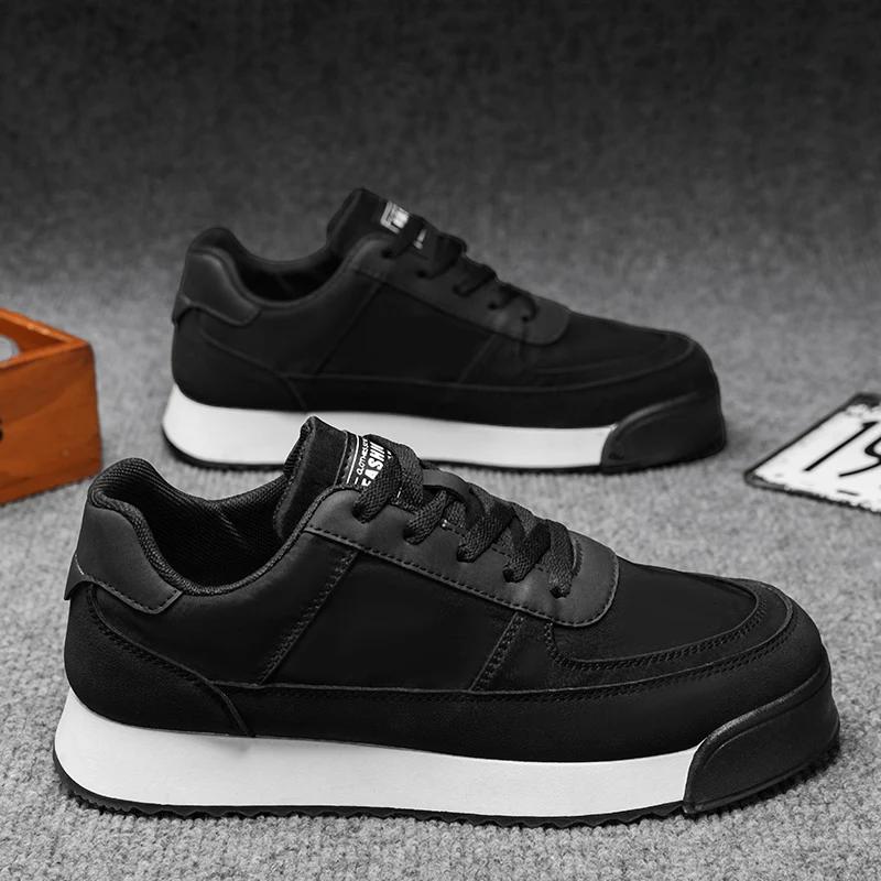 Sneakers Casual Plus Size 45 Mens Designer Retro Running Shoes Fashion Microfiber Leather Fabric Height Increased Platform Shoes