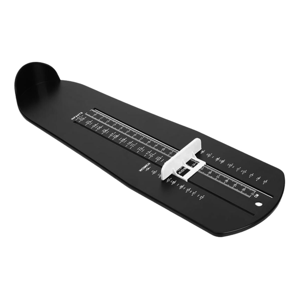

Пристрій для вимірювання розміру взуття Немовлята Діти Чоловіки Жінки Вимірювач довжини стопи Лінійка Лінійка для визначення розміру взуття Домашній вимірювач ніг Точна таблиця вимірювань чорний