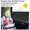 2pc UV Protection Foldable Car Sun Shade Side Window Curtain Auto Accessories New