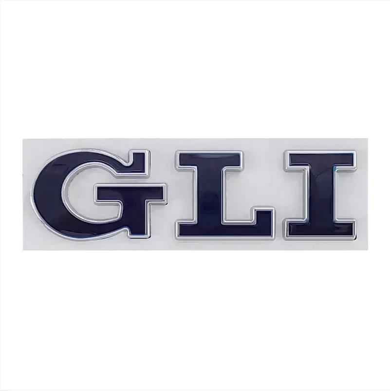 3D Metal Car Letters GLI Logo Rear OJED3 Trunk Front Grill Badge Emblem Sticker Decals For Jetta MK2 MK4 MK5 MK6 MK7 MK8