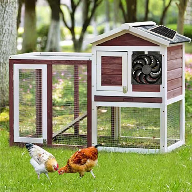 Energy Efficient Solar Exhaust Cooling Fan For Workspaces High Performances Airflows Lightweight Silicone Plastic Build Simple Installation