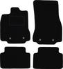 Black Velour Floor Mats For: Toyota Prius II Hatchback (2003-2010)