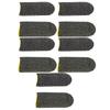 10PCS Finger Sleeves for Gaming Nylon Breathable Anti Sweat Touchscreen Thumb Sleeve Gaming Gloves for Mobile Phone